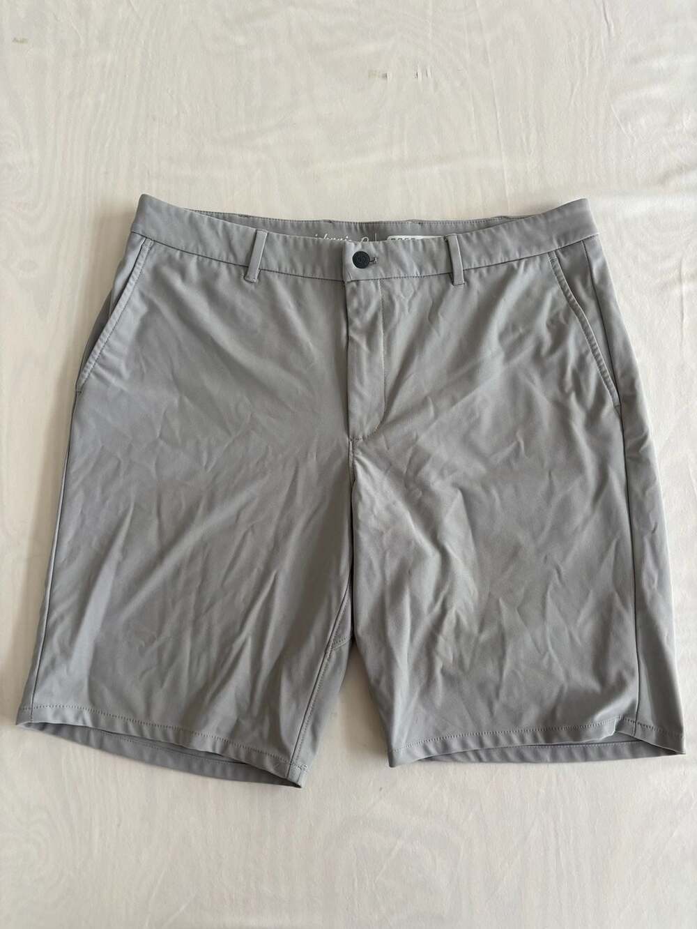 Johnnie-O Cross Country Prep-Formance Shorts Size 35 Gray Golf